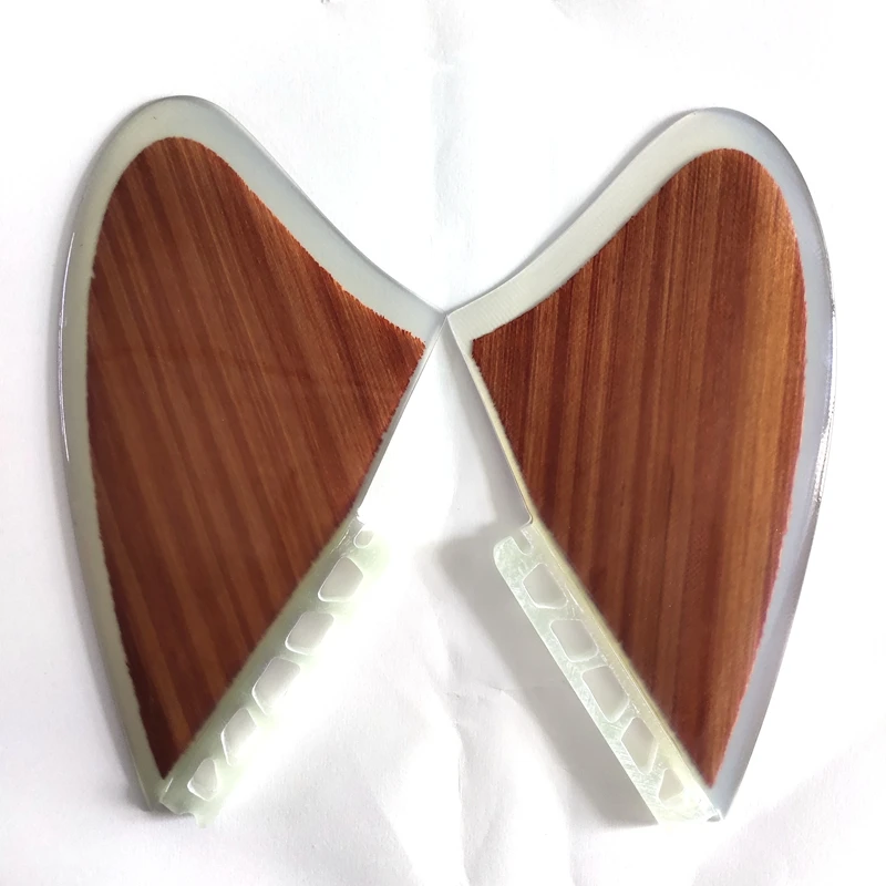 

OEM Surfboard Accessories Surf Board Keel Fin FCS1 FCS2 Future Twins Fin Wooden Fin