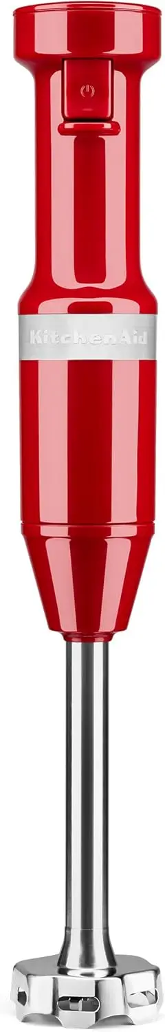 Variable Speed Corded Hand Blender, Empire Red - Quick Blending for Smoothies, Soups & More
