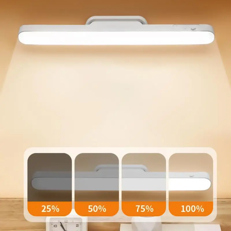 Under-Cabinet Lights Rechargeable LED Light Under Cabinet Adjustable Angle Lamp Dimmable Illumination For Living Room Study Room