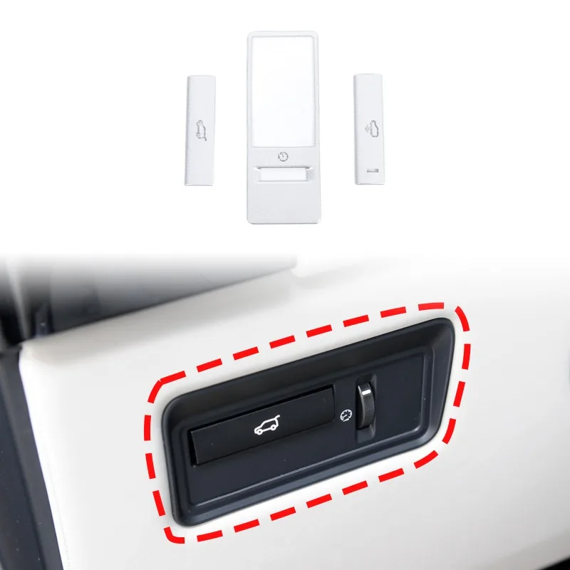 

3pcs Stainless Steel Dashboard Trunk + Pedal Button for 2013-2022 Range Rover Executive （With electric pedals）Car Accessories