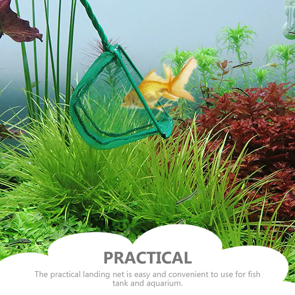 

2Pcs Large Fishing Dip Nets Compact Portable Multipurpose Fish Tank Landing Nets Comfortable Handle Catching Netting Fishing