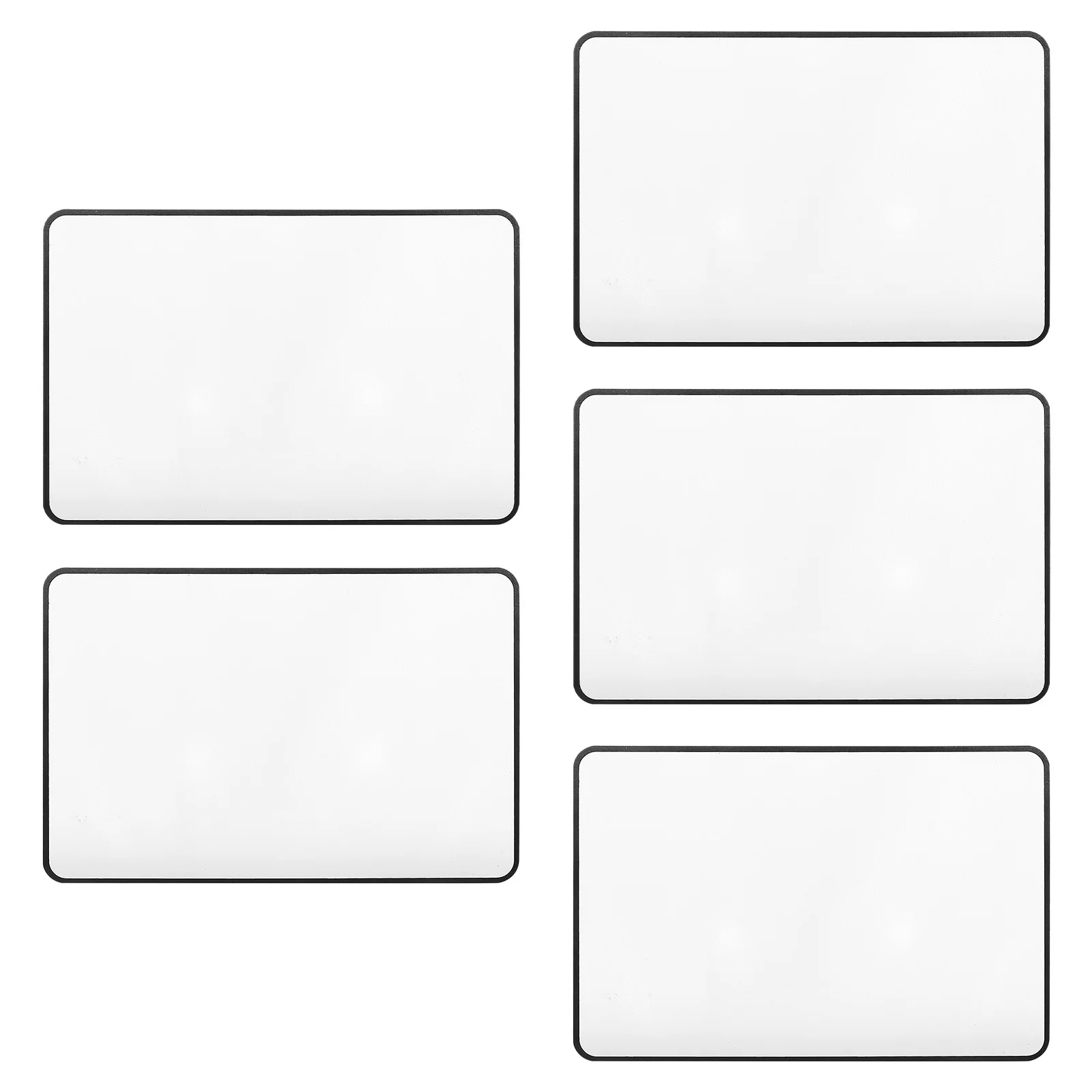 

5Pcs Book Magnifier Transparent 3X Flat Magnifying Sheet Fresnel Page Lens Shatterproof Bookmark Reading Tool for Low Vision