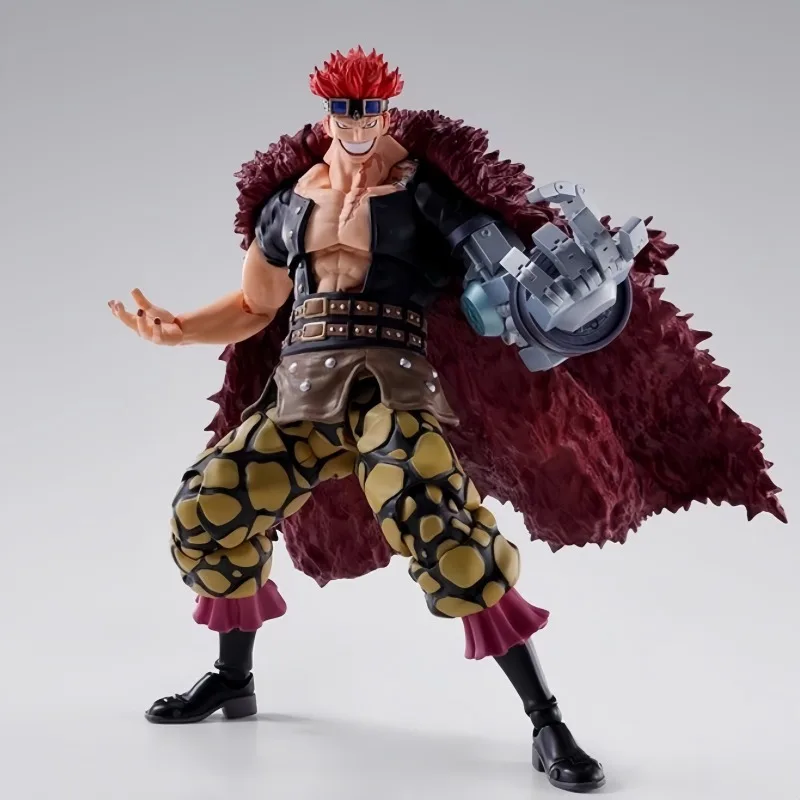 バンダイ-PVCアニメキャラクターモデル,s.h.figuarts,eustass,kid-raid pada,onigashima,aksi,オーナメント,コレクション,ギフト