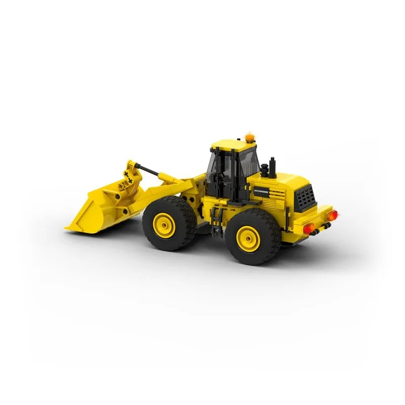 Engineering Vehicle Model Moc Building Bricks Front Loader | Excavator Model Technology Block Toy DIY Assembly Christmas Gifts