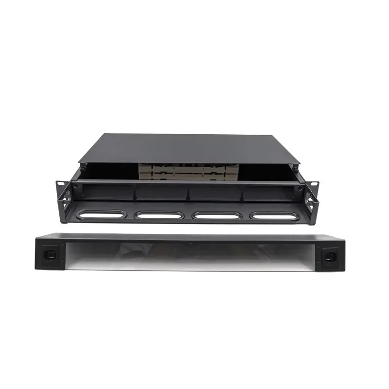 1U 19 Inch Rack Mount MTP MPO Patch Board 144 Fiber 96 Fiber 48 Core High Density MPO Patch Board