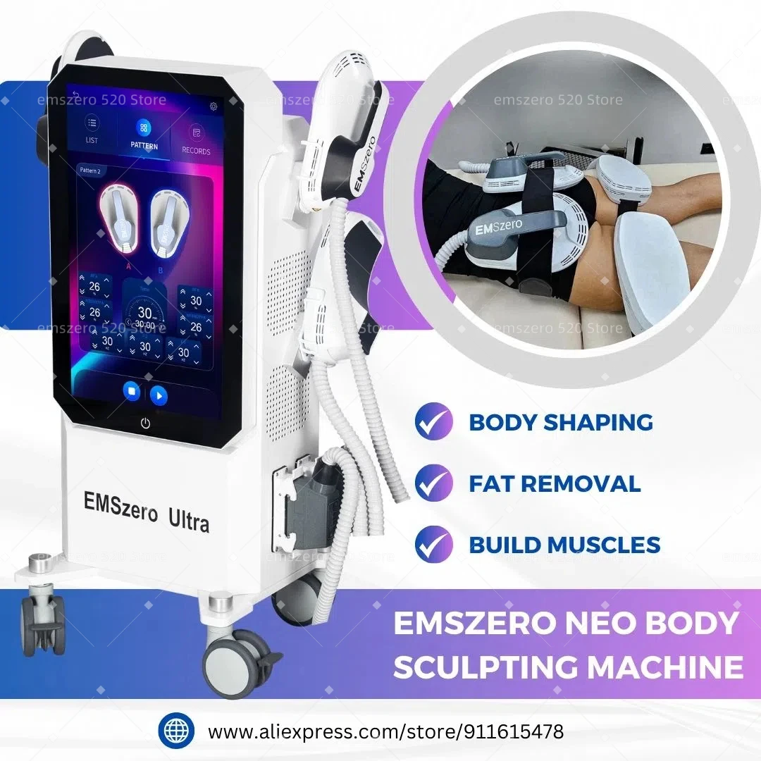 Professional EMSzero RF Machine 2025 EMSzero Body Sculpting Machine EMS Fat Burning EMS Slimming Muscle Stimulator 15 Tes