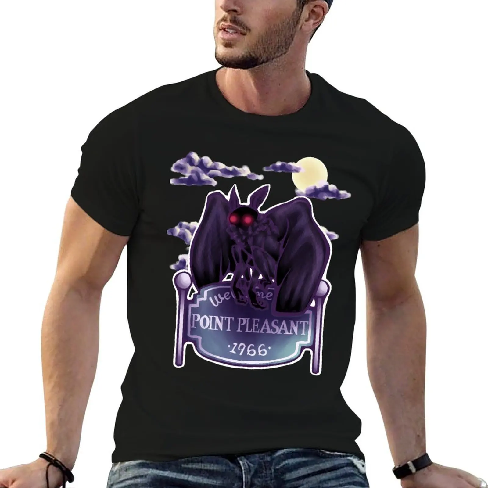 

Mothman T-Shirt t shirt man cotton anime tshirt T-Shirt