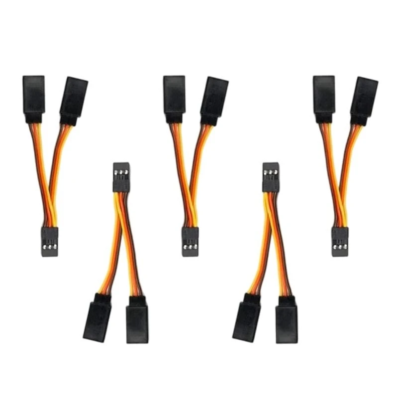 83CE 5pcs 30core Servo Y Extension Leads para Servo Futabas Helicopter