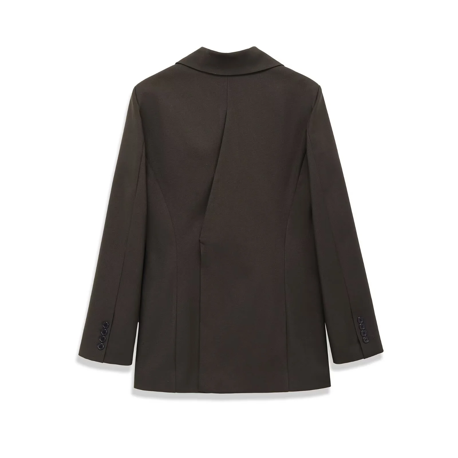 2025 hiver nouveau femmes décontracté mode Simple Style de déplacement polyvalent bouton unique Slim Fit Blazer