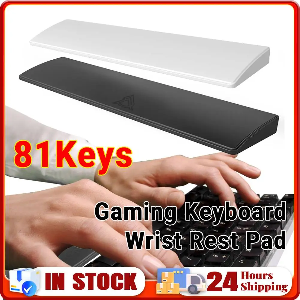 Keyboard Protection Rest Pad 81 Keys Gaming Keyboard Wrist Rest Pad For PC Laptop Gaming Office Keyboard Mouse Stand Memory Pad