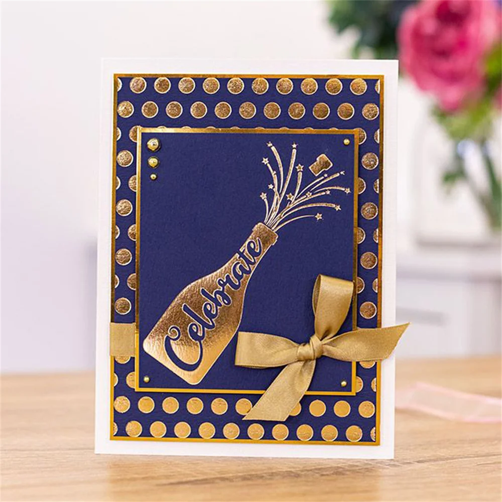 Happy Birthday Thank You Sentiments Hot Foil Plate For DIY Scrapbooking Decoration Paper Craft Album Card Making