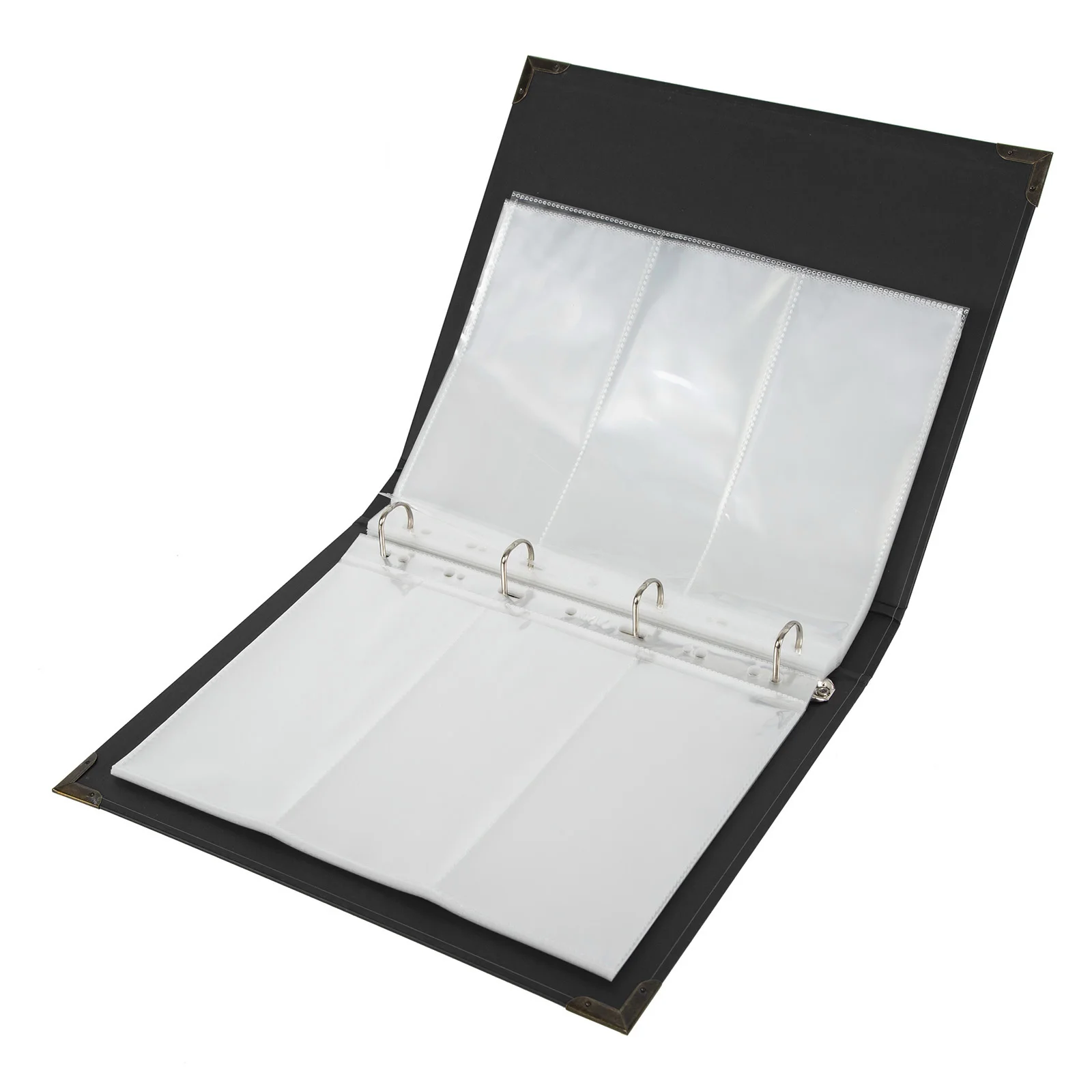 Currency Collection Book Holds 300 Banknotes 50 Sheets Loose-leaf Banknote Album Waterproof Transparent Pocket Paper Money Storage Binder for World Banknote Collectors Random Color