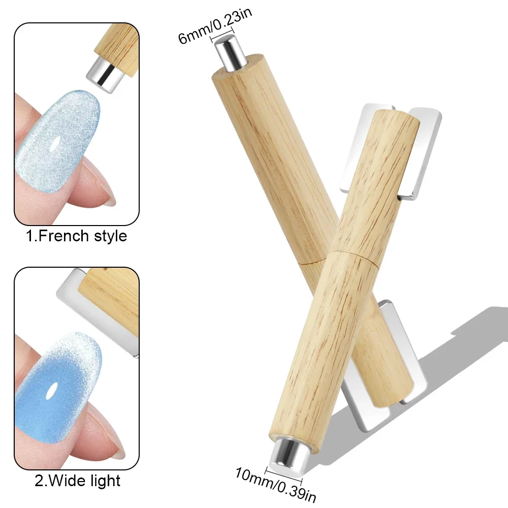 

4 In 1 Detachable Multifunctional Combination Cylindrical Suction Nail Art Cat Eye Super Strong Magnet Nail Salon Special Tool