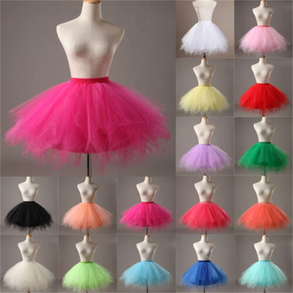 Fashion Candy Color Tutu Skirt Studio Wedding Photography Skirt Tulle Skirt Ballet Dress For Women Grils Costumes Princess Dress