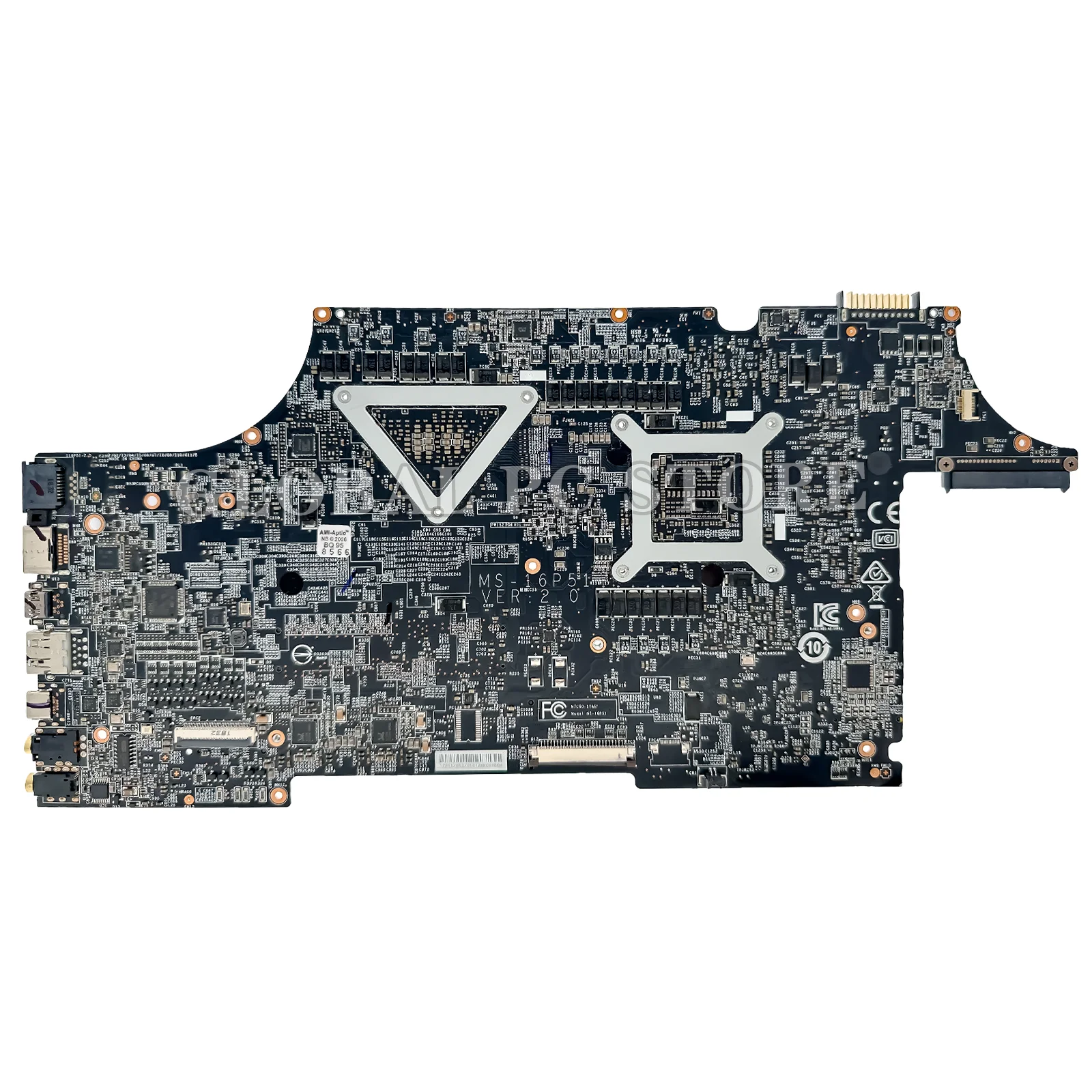 Imagem -05 - Kefu-placa-mãe do Portátil para Msi Ms16p51 Ms-16p5 Gl63 8rds Gp63 8re i5 i7 8th Gen Gtx1050ti Gtx1060 Gtx1070 P3200