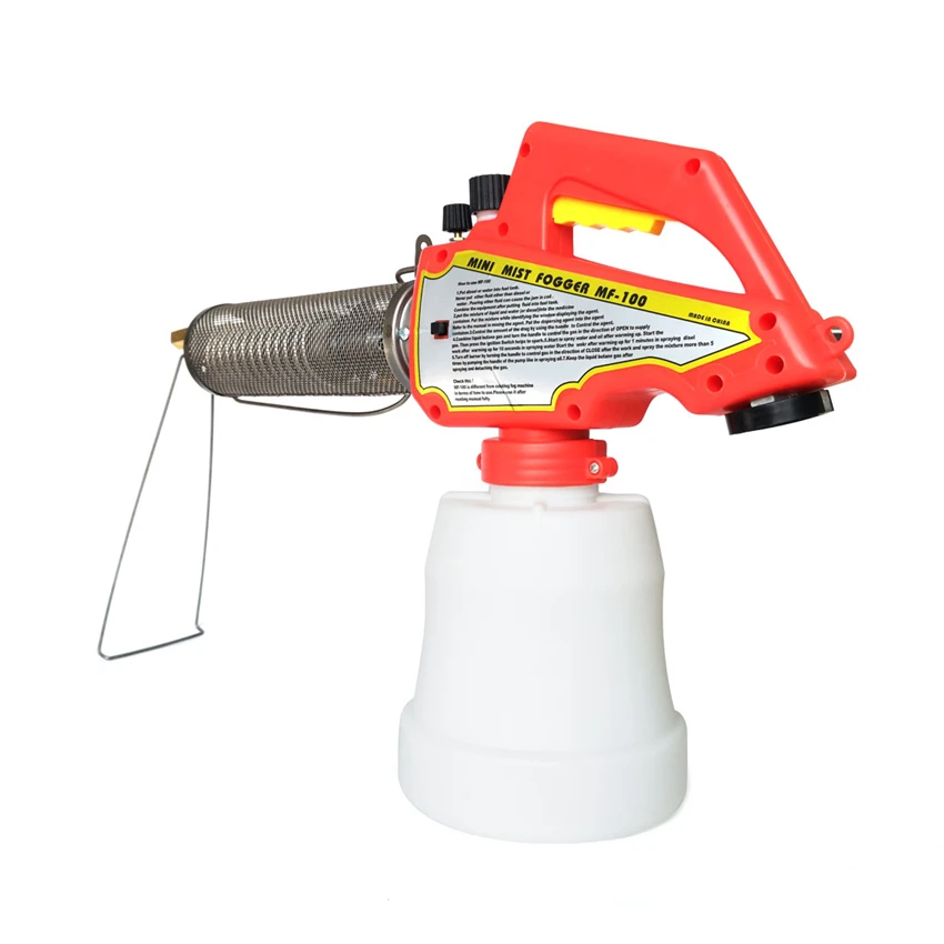 

MF-100 Распылительная машина Сельскохозяйственная мини-машина для запотевания Садовый портативный ручной распылитель Маленький термораспылитель для тумана