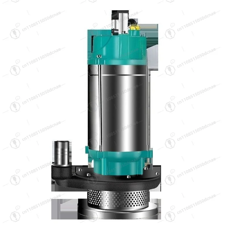 QDX stainless steel clean water pump agricultural   household pumping machine large flow high lift single phase submersible pump