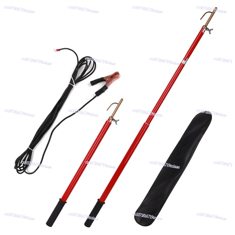 

10kv Telescopic Discharge Rod 35KV Resistance-discharge Direct Discharge Dual-purpose High Voltage Safety