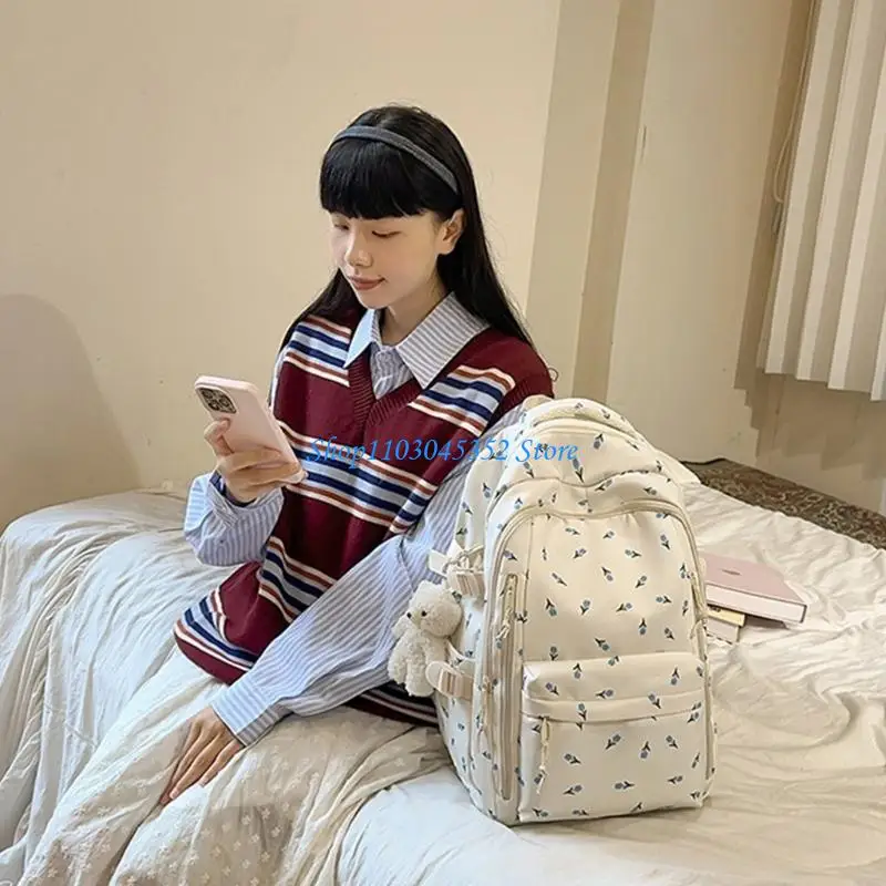 Mochilas temáticas delicadas Correa acolchada Compartimentos almacenamiento funcionales