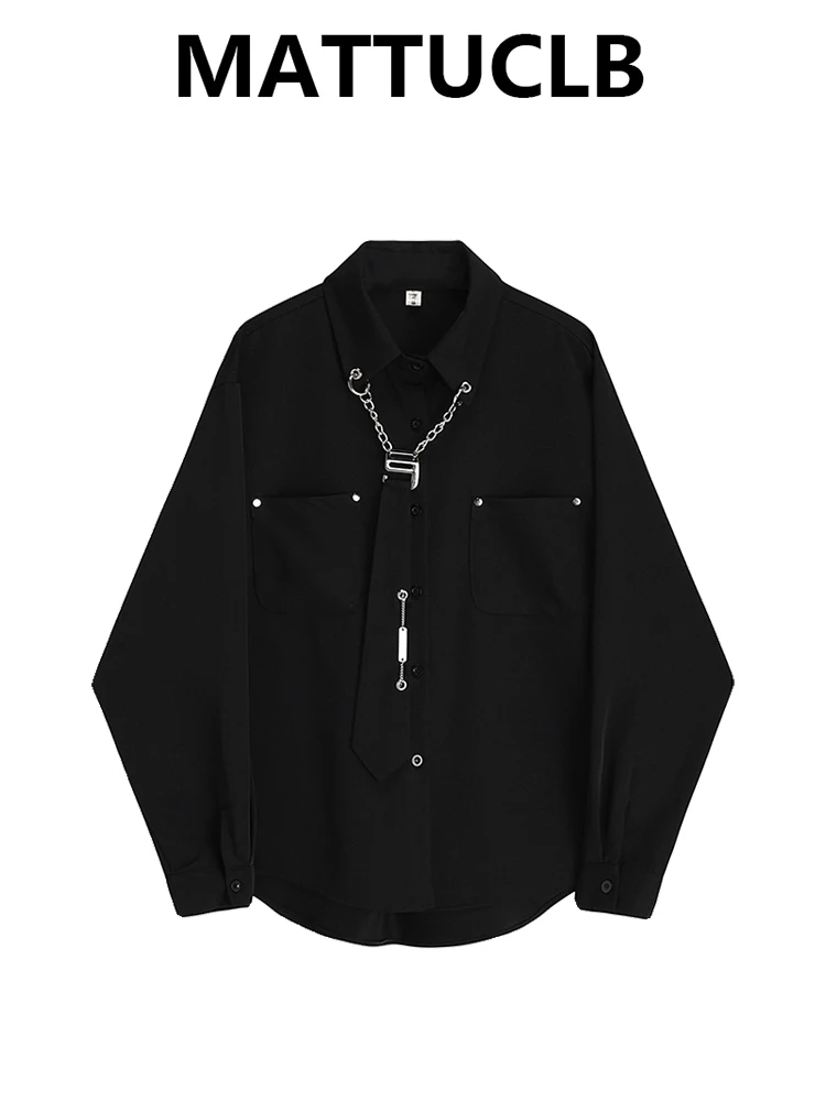 

Autumn Winter Dark Academia Long Sleeve Shirt With Tie Abi Blouse Harajuku 2000s Aesthetic Korean Tops Japanese Y2k Gothic JK