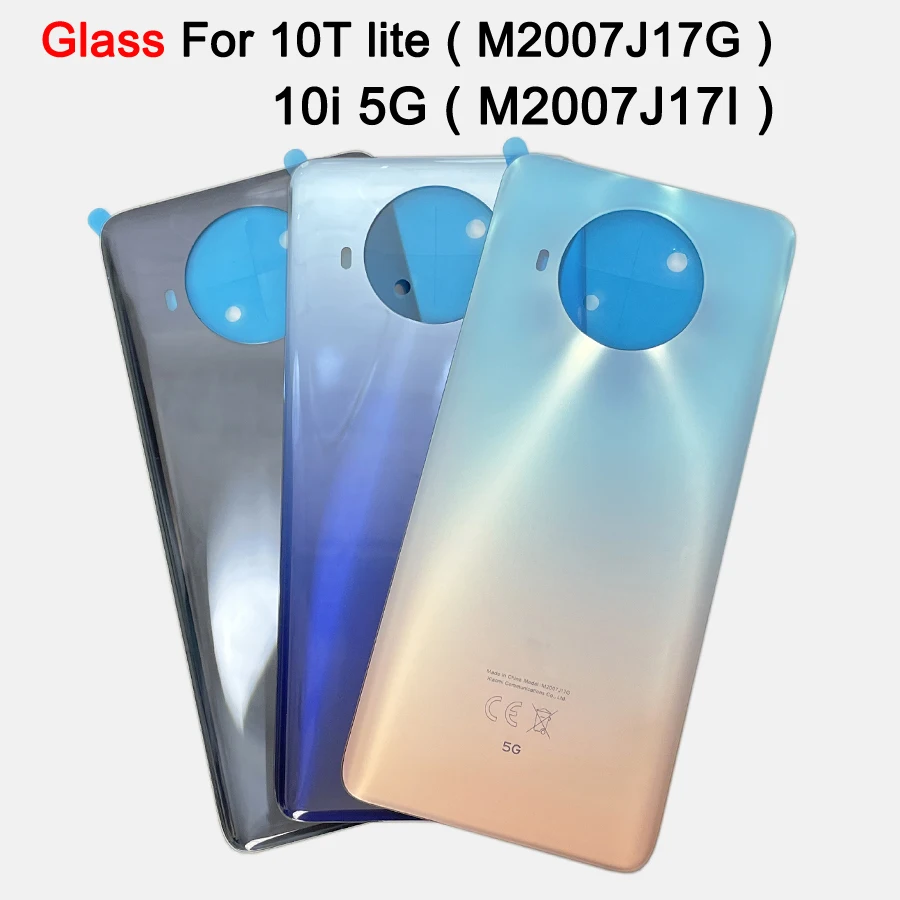 A+++ For Mi 10T Lite battery Back cover MI10i Back Cover glass For Mi10T lite 5G back cover Replacement Rear Housing Cover