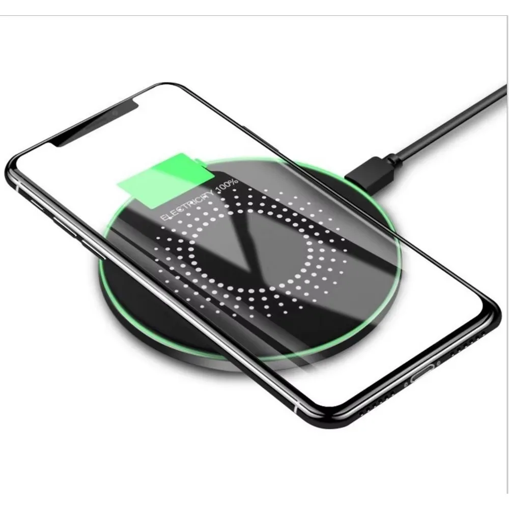 

5W 7.5W 10W CE Rohs Wireless Charger 2025 Hot Sale Wireless Charger Fast Pad Wireless Charger