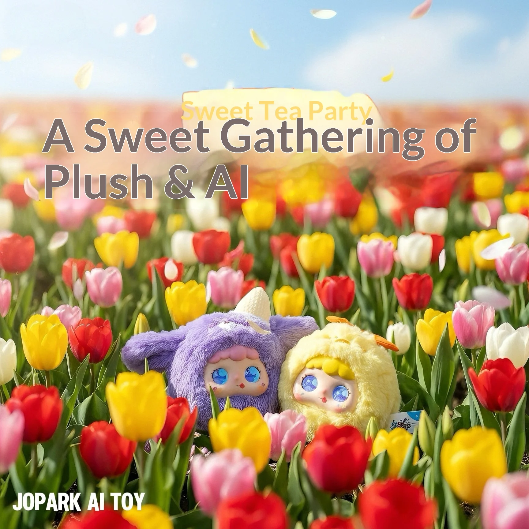 

Jopark AI Smart Plush Toy Interactive Companion Doll Bag Pendant With LED Emotional Eyes Bluetooth AI Chat For Kids Adults