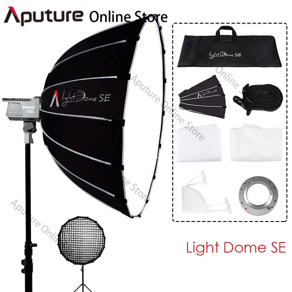 Aputure Sáng Dome SE Nhẹ Softbox Flash Khuếch Tán Gắn Kết Bowens Đèn LED Aputure 100D 100X 200D 200X 120DII 300DII