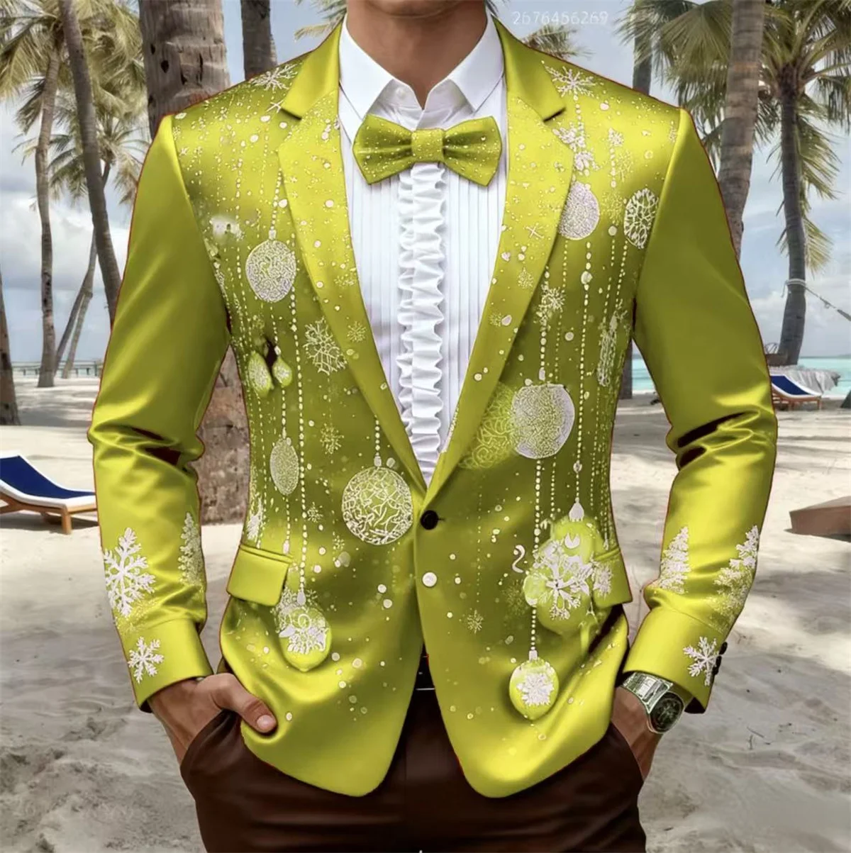 11 لون عيد الميلاد الرجال ملابس عيد الميلاد دعوى التعادل طباعة سهرة قميص زر قميص طويل الأكمام متعة في الهواء الطلق مهرجان السفينة السريعة