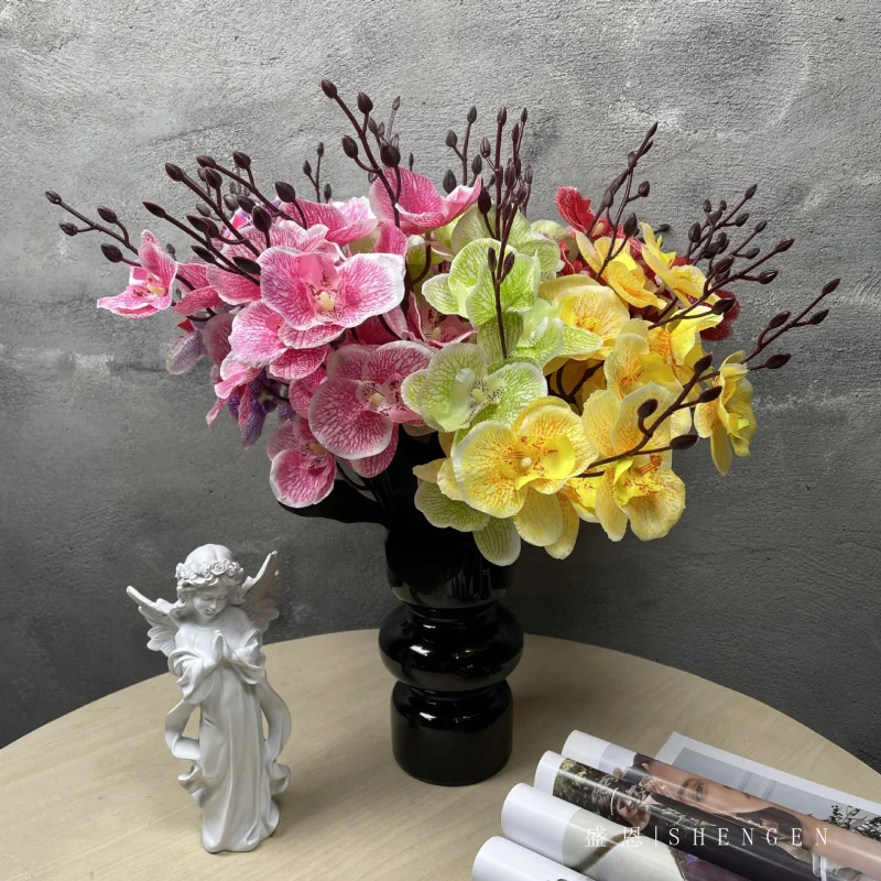 Decoración de mesa de cocina 1 ramo de 20 flores, que hace que la gente se siente bien al comer y añade románticos al comer