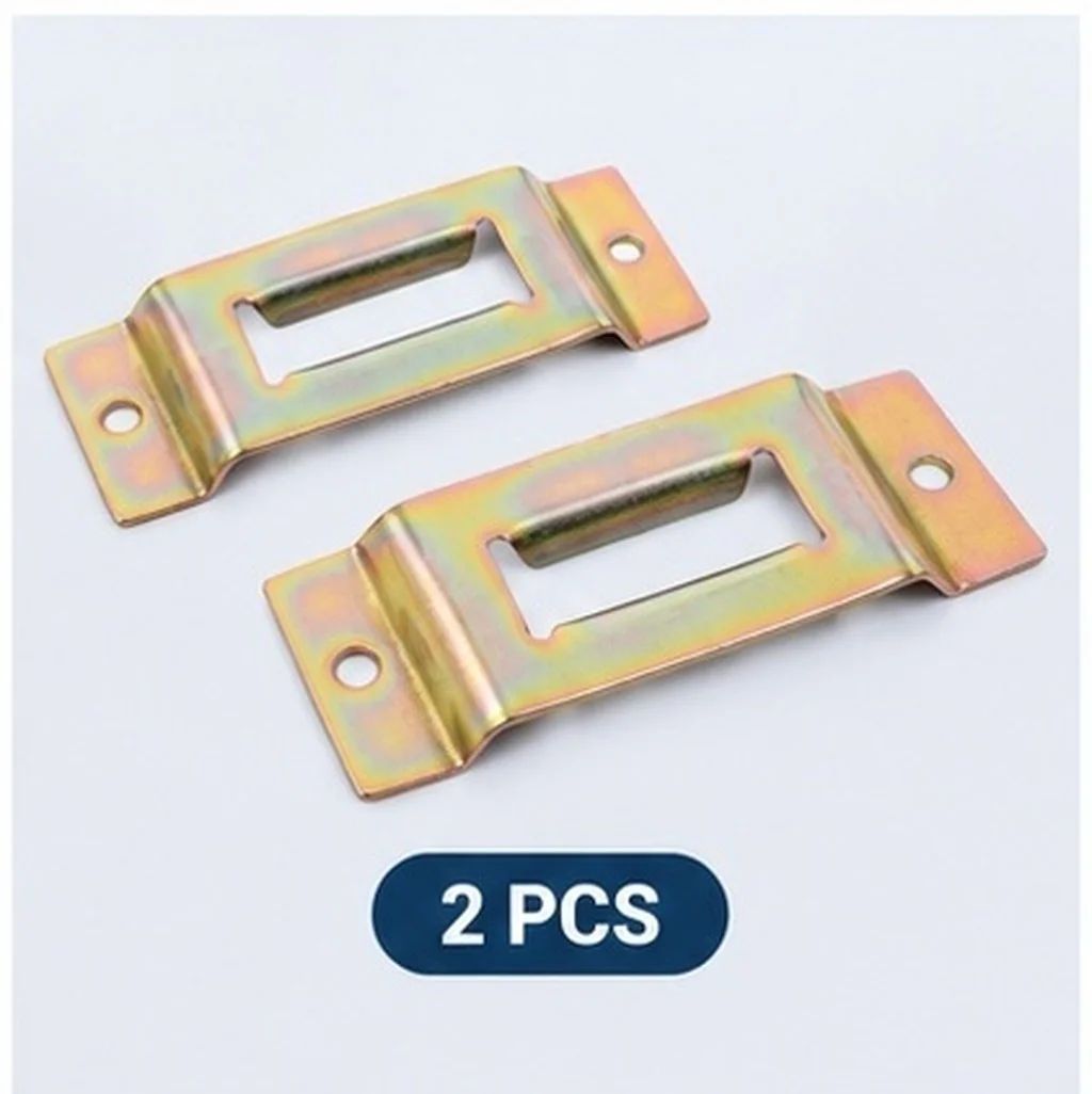 2Pcs E-Track Tie Down Anchors Heavy Duty Galvanized Iron Secure Cargo Load Restraint System for Trucks Trailers Boats