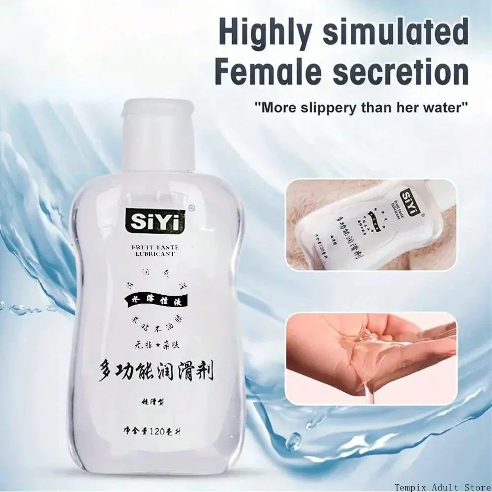 120Ml Water Based Lubricant for Anal Plug Adult Game Vaginal Zero Residue Flavorless Sex Tools for Men Women Foreplay Flirting