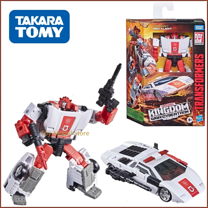 In Stock Takara Tomy Transformers G Series Kingdom Channel Limited WFC-K38 Red Alert Action Robot Collectible Figures Model Gift