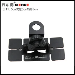 XIERDE Car Radio Antenna Bracket Adhesive Type Car Intercom Antenna Fixed Clip Edge Bracket Adjustable Angle Two Way Radio Cable