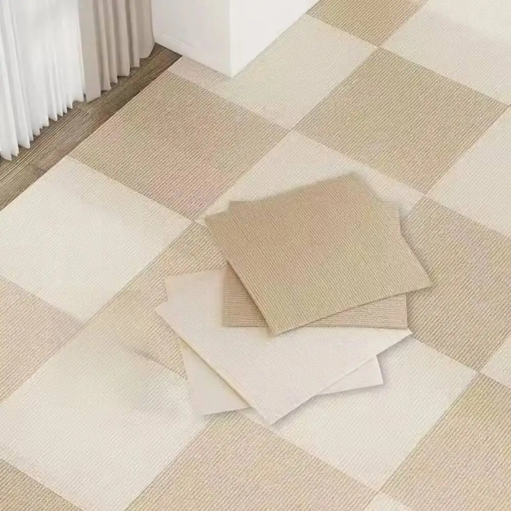 

10Pcs/Set 11.81Inx11.81In Self Adhesive Carpet Floor Splicing Rugs Peel And Stick Wall DIY Flooring Mat Bedroom Home Decor