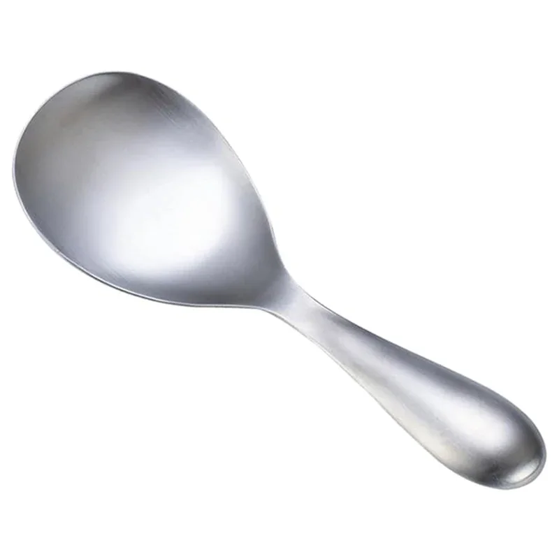 

Stainless Steel Rice Paddle Scoop, Non-Stick Food Serving Spoon, Kitchen Utensils for Home Restaurant Hotel