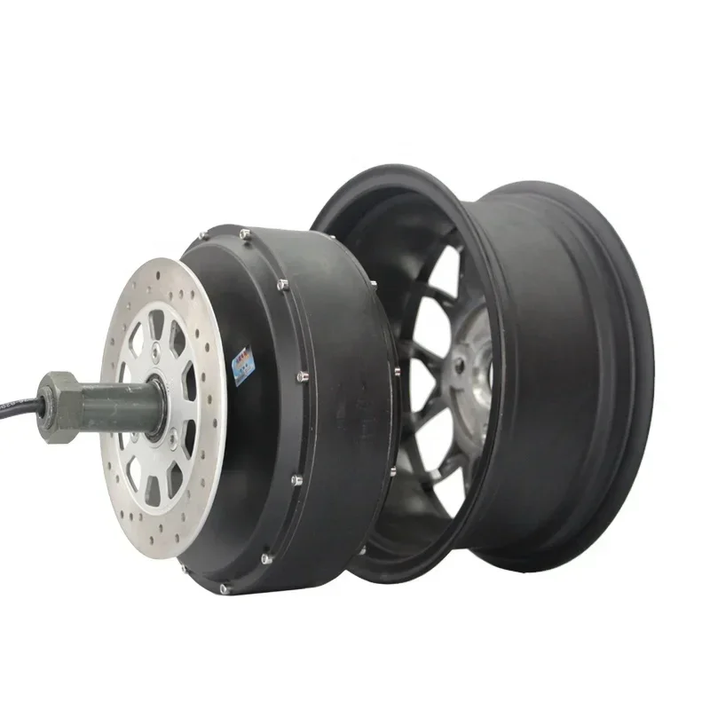 

QS Motor 1500W 260 V1 High Effective 12x5.0inch Single Shaft Detachable in Wheel Hub Motor for ATV Car and E-scooter