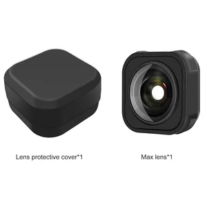 Ultra -wide lens for GoPro Hero, black camera accessories, Fit for Go Pro 13 Max, Max Mod, maximize stabilization, 12, 9, 11, mini, 155 ° Main GEPRO STABILIZER SALES - №6