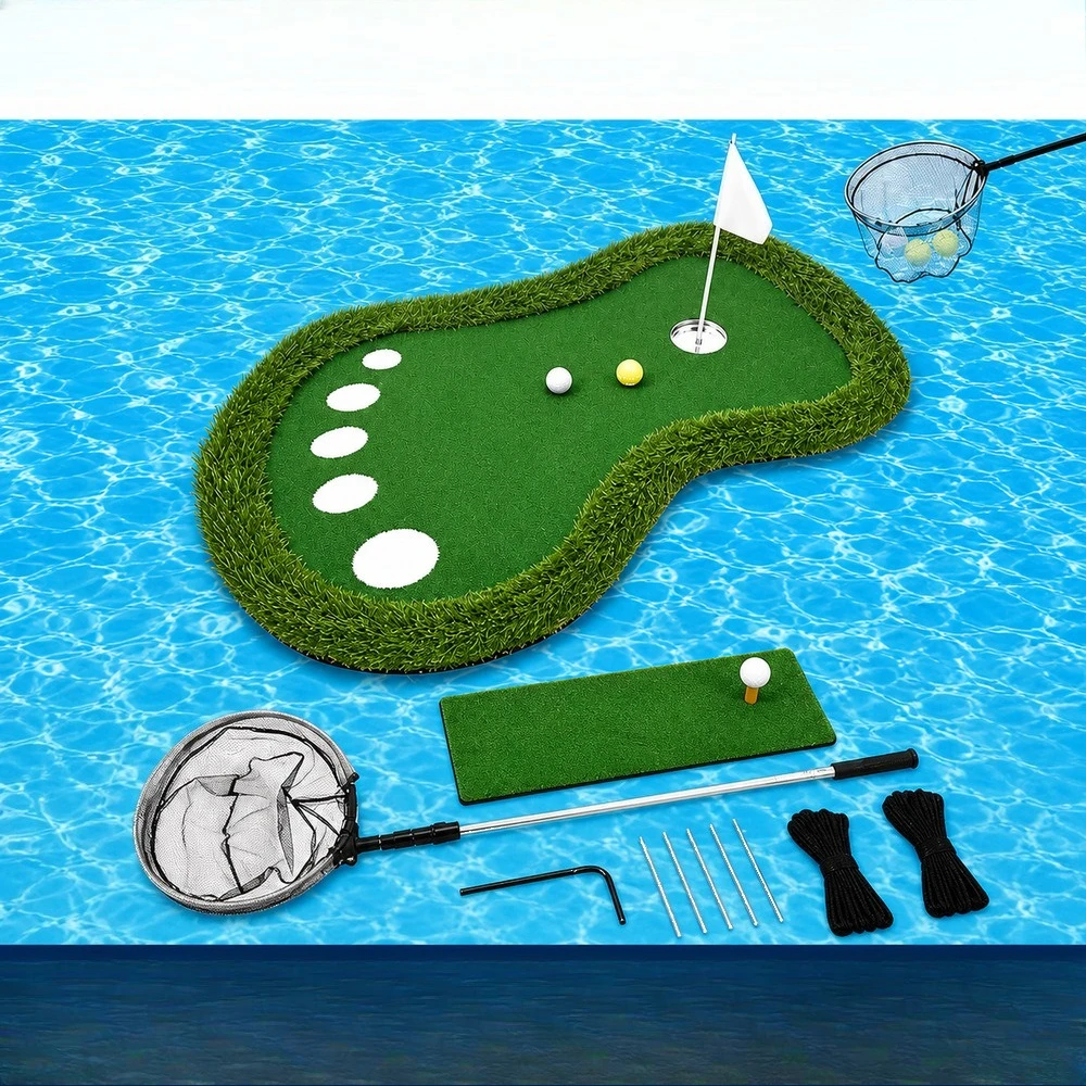 Custom Golf Mini Water Green Outdoor Putting Practice Golf Floating Green Golf Simulation Green