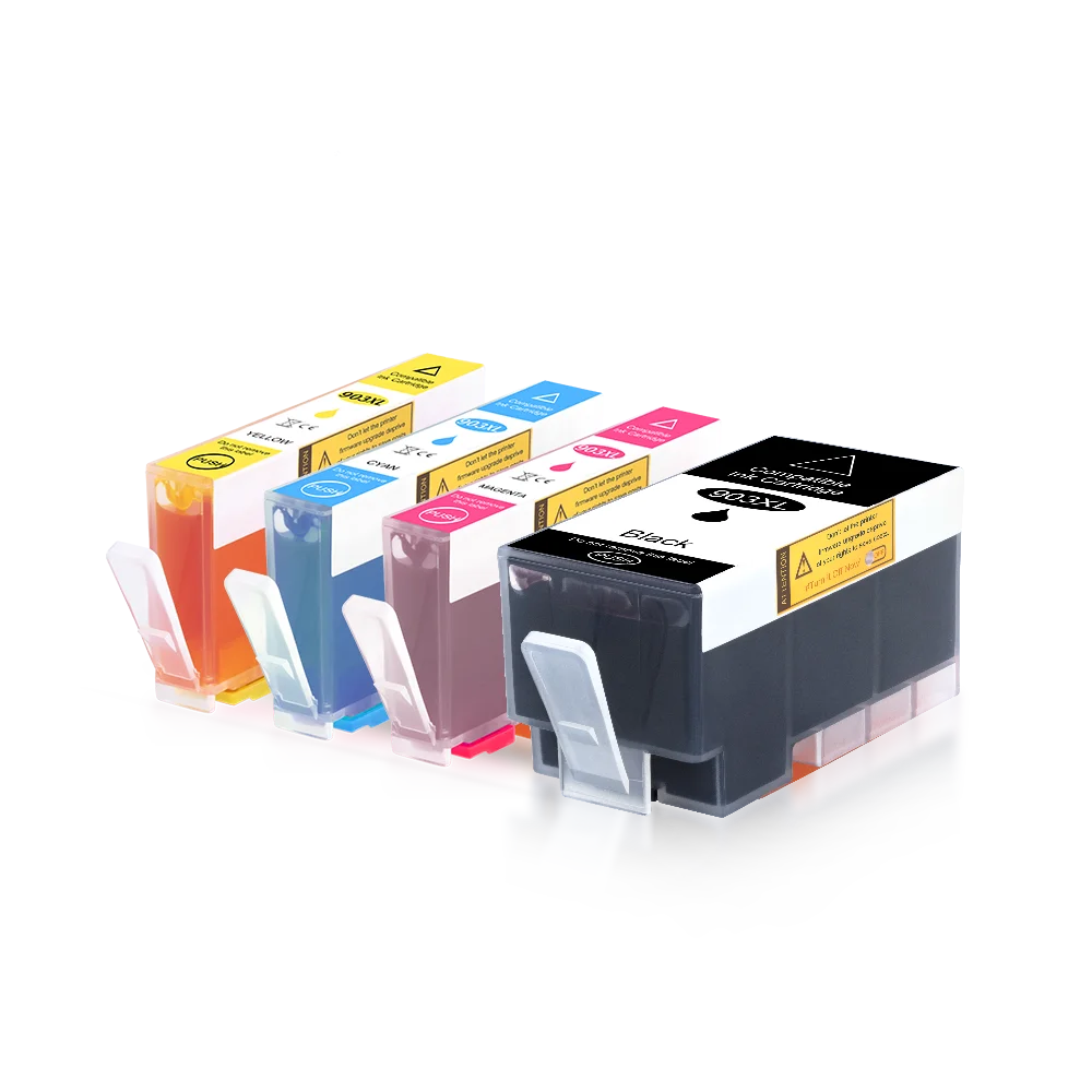 1Set 903 904 905 902 903XL Compatible Ink Cartridge For HP OfficeJet Pro 6960 6961 6964 6970 6950 Printers With Chip Full Ink