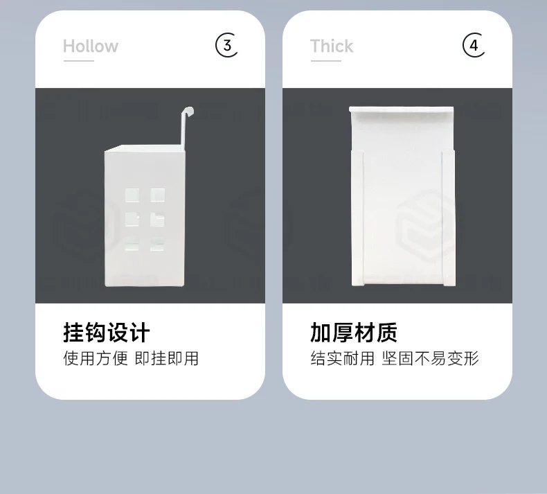 Pen Holder Storage Box Office Desktop Simple Style Desk Screen Pendant Metal Pendant Hanging Pencil Case
