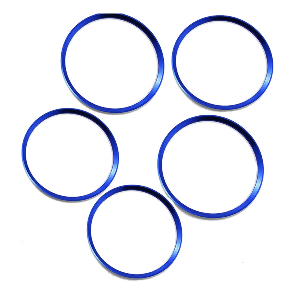 Anodized Aluminum Covers Ventilation Nozzles Car Interior Decoration 15*15*5CM Tape Included Anodized Aluminum