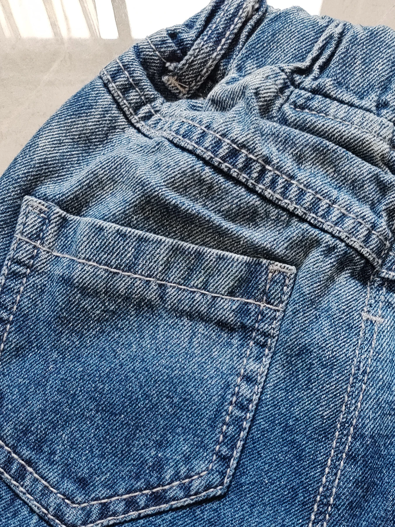 5112 loose baby boys jeans baby jeans soft denim spring autumn casual elastic waist