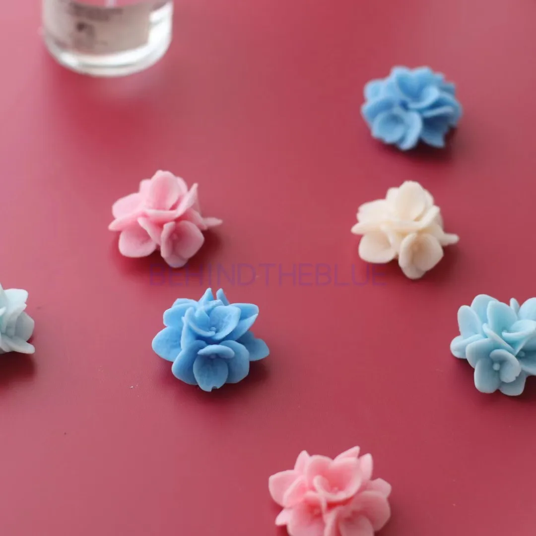 Soap Molds Silicone Hydrangea Flower Mold Decoration Plant Soap Molds Ochid Flowers Candle Moulds Bouquet Making Clay