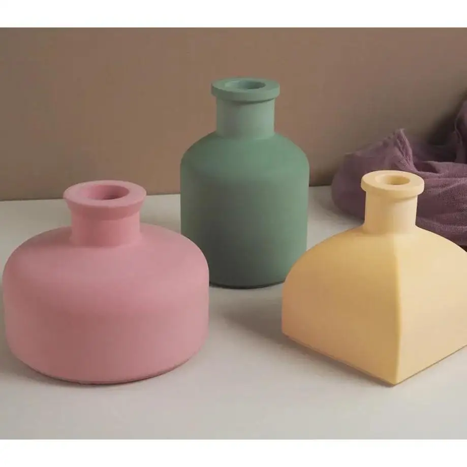 1 Stück DIY Gips Zement Vase Silikon Form Kreative Duft Flasche Form Blume Vase Maker Home Desktop Ornament Making Tool