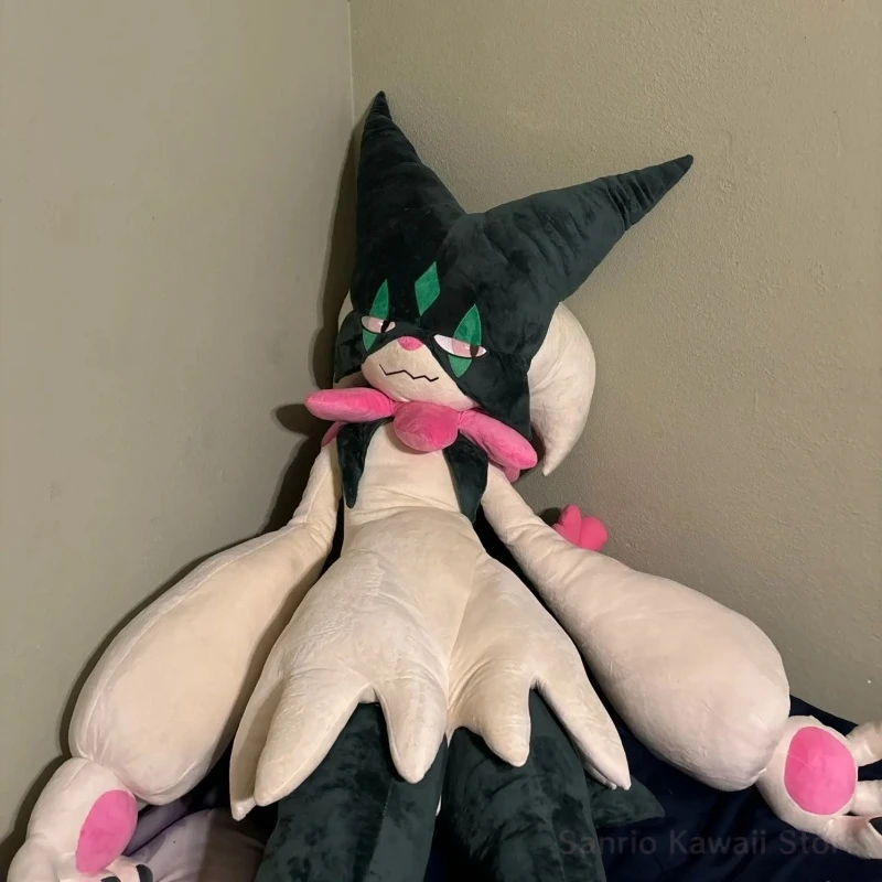 150CM Giant Pokemon Kawaii Meowscarada Plush Cartoon Anime Plushies Comfortable Soft Doll Room Cushion Decor Children\'s Toy Gift