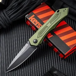 KS 7800 BLK Launch 6 Folding Pocket Knife CPM 154 Blade Aluminum Alloy Handle EDC Camping Tools Survival Military Knife