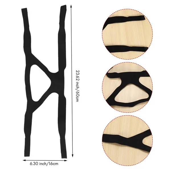 ResMed Mirage 시리즈용 범용 CPAP 마스크 헤드기어 스트랩, 필립스 Respironics CPAP (헤드기어 전용)