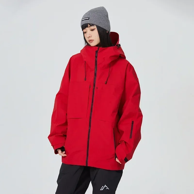 

Outdoor Snowboarding Hoodie New Winter Women Men Ski Jaickets Skiing Tops Breathable Waterproof Thermal Snow Overcoats Adults