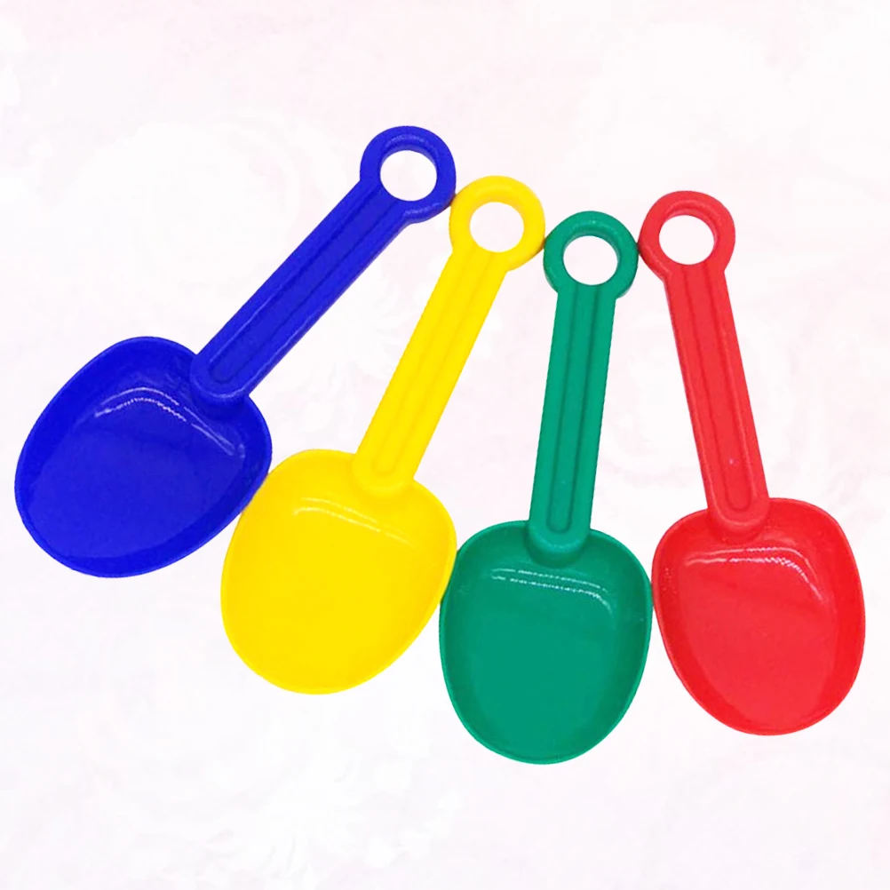 

4pcs Sand Shovel Toy Safe Kids Beach Toys Outdoor Playthings Plastic Shovels Digging Tools Child Sandbox Toys